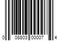 Barcode Image for UPC code 008803000074