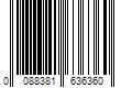 Barcode Image for UPC code 0088381636360