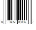 Barcode Image for UPC code 008858000067