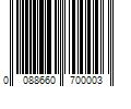 Barcode Image for UPC code 00886607000083