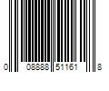 Barcode Image for UPC code 008888511618