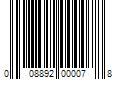 Barcode Image for UPC code 008892000078