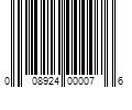 Barcode Image for UPC code 008924000076