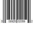 Barcode Image for UPC code 008925020592