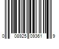 Barcode Image for UPC code 008925093619. Product Name: DIABLO 5 in. 80-Grit Hook and Lock ROS Sanding Discs