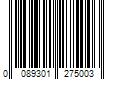 Barcode Image for UPC code 0089301275003