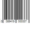 Barcode Image for UPC code 0089419000337