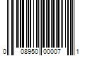 Barcode Image for UPC code 008950000071