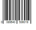 Barcode Image for UPC code 0089540536019