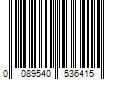 Barcode Image for UPC code 0089540536415