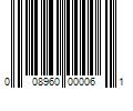 Barcode Image for UPC code 008960000061