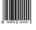 Barcode Image for UPC code 0089636420000