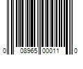 Barcode Image for UPC code 008965000110