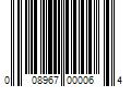 Barcode Image for UPC code 008967000064