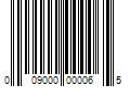 Barcode Image for UPC code 009000000065