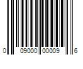 Barcode Image for UPC code 009000000096