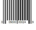 Barcode Image for UPC code 009000000249