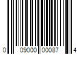 Barcode Image for UPC code 009000000874