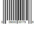 Barcode Image for UPC code 009000001796