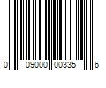 Barcode Image for UPC code 009000003356