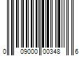 Barcode Image for UPC code 009000003486