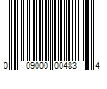 Barcode Image for UPC code 009000004834