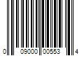 Barcode Image for UPC code 009000005534