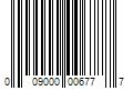 Barcode Image for UPC code 009000006777