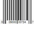 Barcode Image for UPC code 009000007347