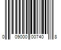 Barcode Image for UPC code 009000007408