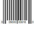 Barcode Image for UPC code 009000008160