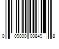 Barcode Image for UPC code 009000008498