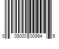 Barcode Image for UPC code 009000009945