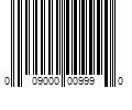 Barcode Image for UPC code 009000009990