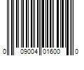 Barcode Image for UPC code 009004016000