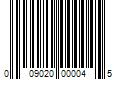 Barcode Image for UPC code 009020000045