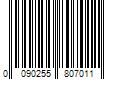 Barcode Image for UPC code 0090255807011