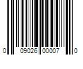 Barcode Image for UPC code 009026000070