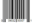 Barcode Image for UPC code 009032000071