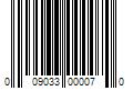 Barcode Image for UPC code 009033000070