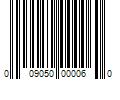 Barcode Image for UPC code 009050000060