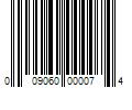 Barcode Image for UPC code 009060000074