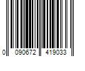 Barcode Image for UPC code 0090672419033