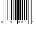 Barcode Image for UPC code 009070000071