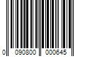 Barcode Image for UPC code 0090800000645