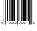 Barcode Image for UPC code 009080000078