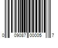 Barcode Image for UPC code 009087000057