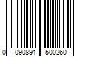 Barcode Image for UPC code 0090891500260