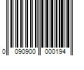 Barcode Image for UPC code 0090900000194