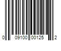 Barcode Image for UPC code 009100001252